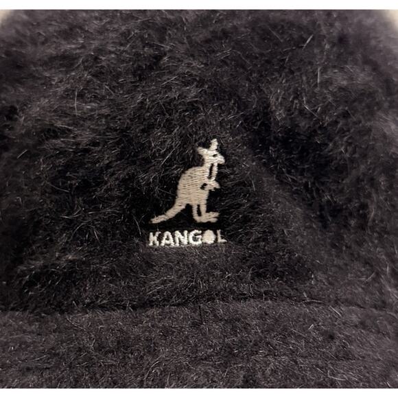 Kangol Furgora Casual Bucket Hat Black Large Real Fur New With Tags main image 7